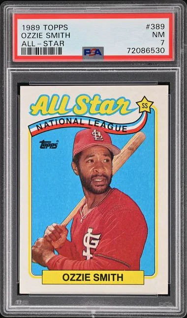 1989 Topps Ozzie Smith All-Star #389 card image