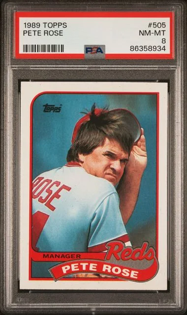 1989 Topps Pete Rose #505 card image