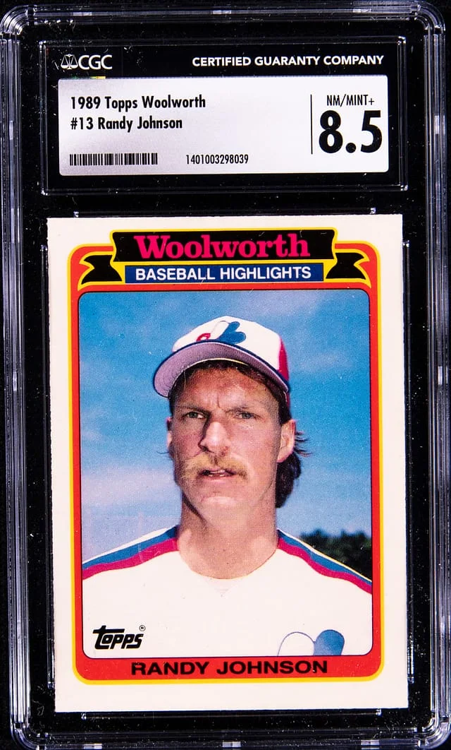 1989 Topps Randy Johnson Woolworth #13 card image