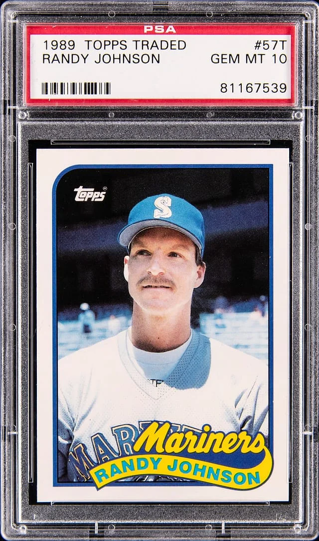 1989 Topps Randy Johnson #57T card image
