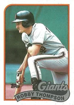 1989 Topps Robby Thompson #15 card image