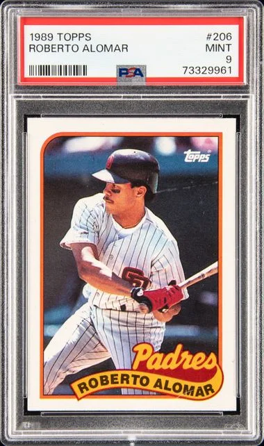 1989 Topps Roberto Alomar #206 card image