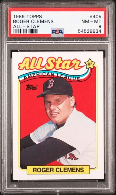 1989 Topps Roger Clemens #405 card image