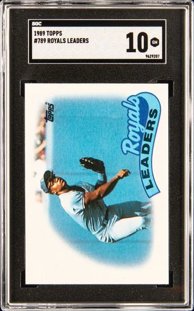 1989 Topps Royals Leaders #789 card image