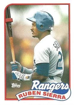 1989 Topps Ruben Sierra #53 card image