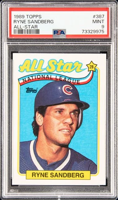1989 Topps Ryne Sandberg All-Star #387 card image