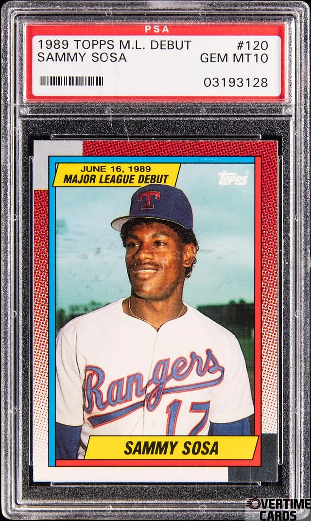 1989 Topps Sammy Sosa M.L. Debut #120 card image
