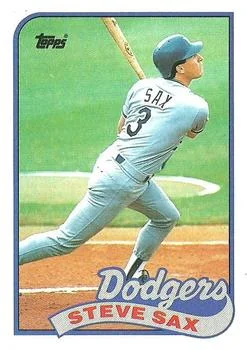 1989 Topps Steve Sax #40 card image