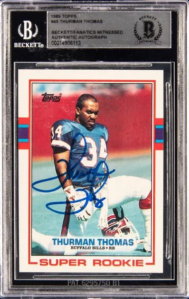 1989 Topps Thurman Thomas #45 card image