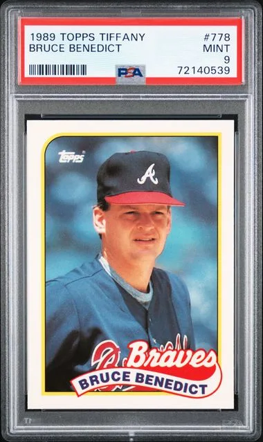 1989 Topps Tiffany Bruce Benedict #778 card image