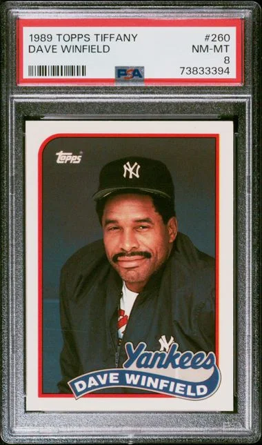 1989 Topps Tiffany Dave Winfield #260 card image
