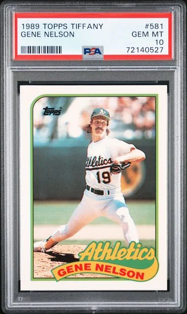 1989 Topps Tiffany Gene Nelson #581 card image