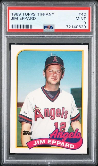 1989 Topps Tiffany Jim Eppard #42 card image