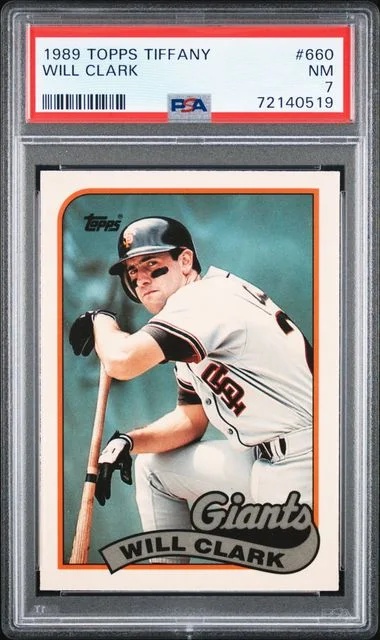 1989 Topps Tiffany Will Clark #660 card image