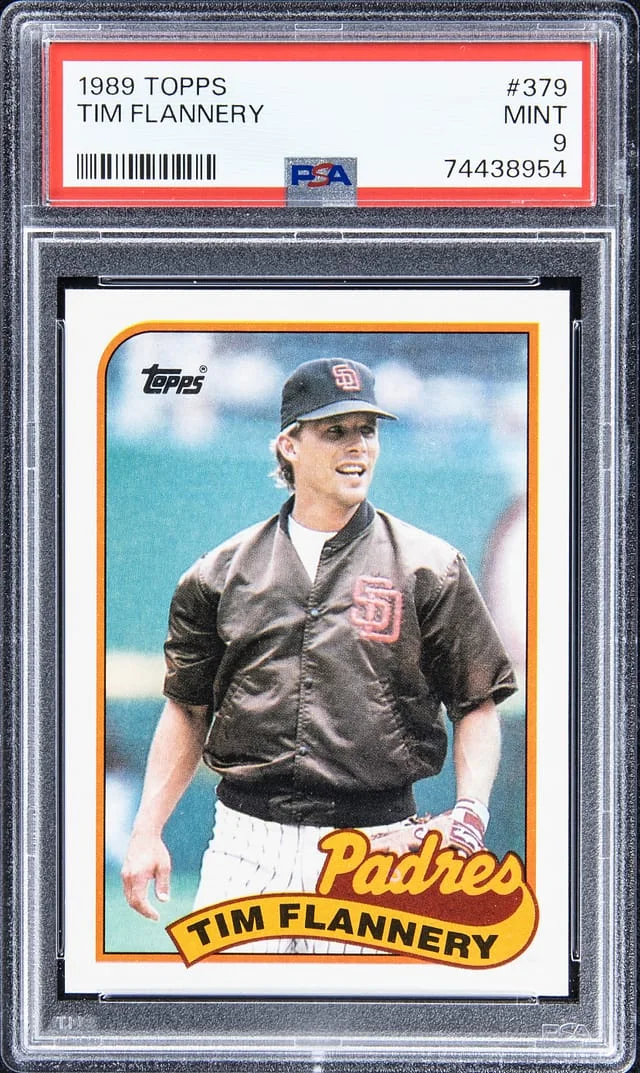 1989 Topps Tim Flannery #379 card image