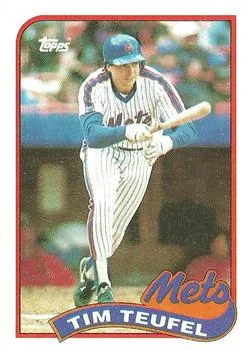 1989 Topps Tim Teufel #9 card image