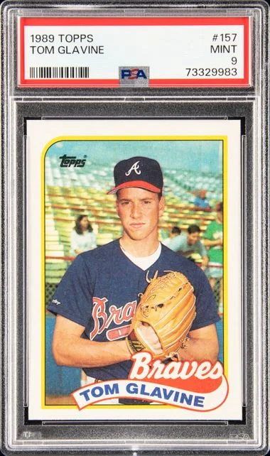 1989 Topps Tom Glavine #157 card image