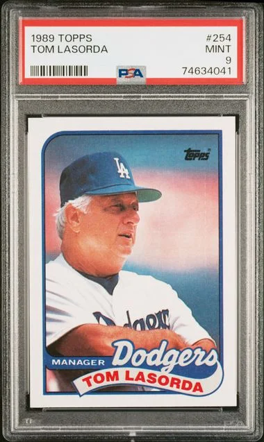 1989 Topps Tom Lasorda #254 card image