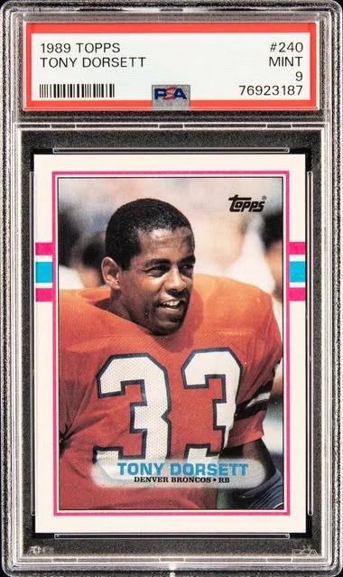 1989 Topps Tony Dorsett #240 card image