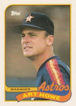 1989 Topps Traded Art Howe MGR #53T card image