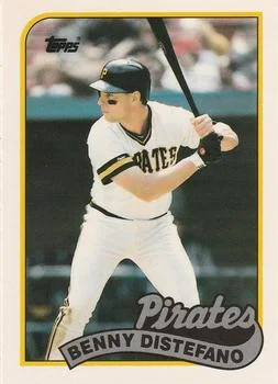1989 Topps Traded Benny Distefano #25T card image