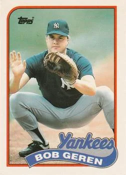 1989 Topps Traded Bob Geren XRC #37T card image