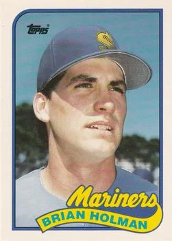 1989 Topps Traded Brian Holman #51T card image