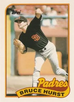 1989 Topps Traded Bruce Hurst #55T card image