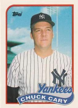 1989 Topps Traded Chuck Cary #17T card image