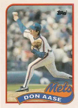 1989 Topps Traded Don Aase #1T card image