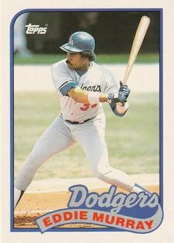 1989 Topps Traded Eddie Murray #87T card image
