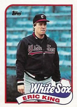 1989 Topps Traded Eric King #61T card image