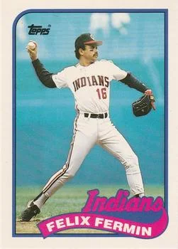 1989 Topps Traded Felix Fermin #33T card image