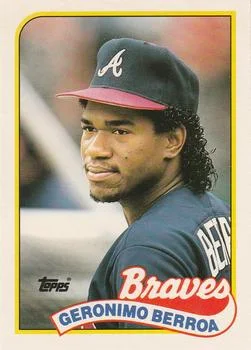 1989 Topps Traded Geronimo Berroa #10T card image