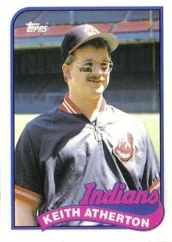 1989 Topps Traded Keith Atherton #4T card image