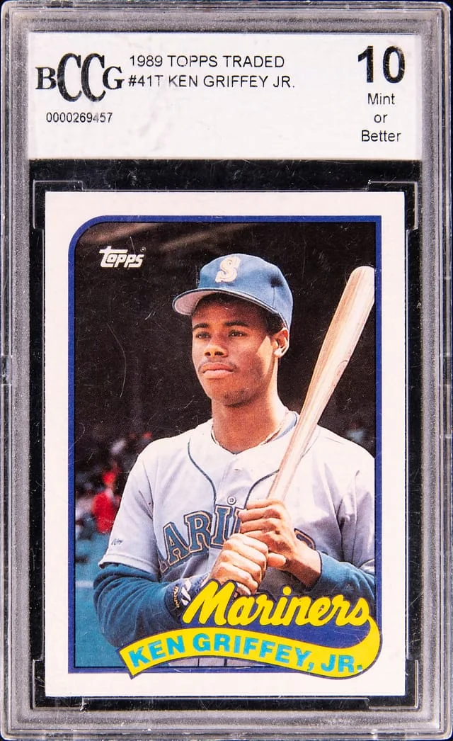 1989 Topps Traded Ken Griffey Jr. - BCCG #41T card image