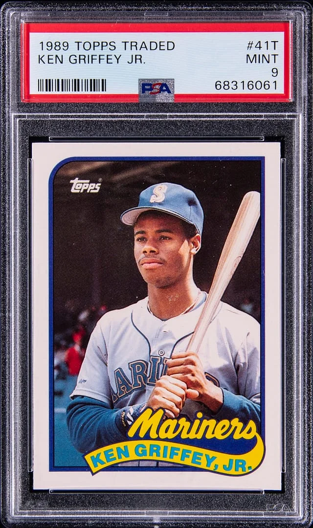 1989 Topps Traded Ken Griffey Jr. Crd #41T card image