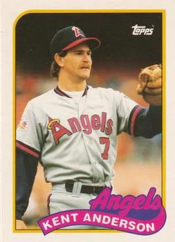 1989 Topps Traded Kent Anderson XRC Variant #3T card image