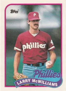 1989 Topps Traded Larry McWilliams #80T card image