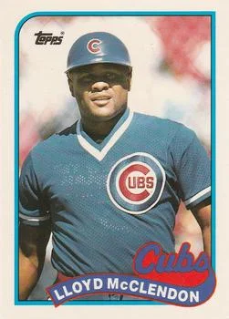 1989 Topps Traded Lloyd McClendon #76T card image