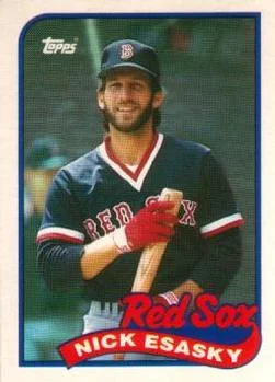 1989 Topps Traded Nick Esasky Variant #29T card image
