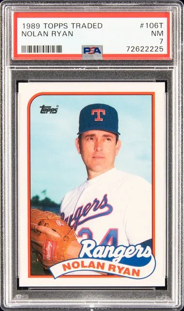 1989 Topps Traded Nolan Ryan #106T card image