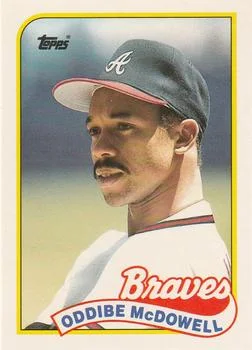 1989 Topps Traded Oddibe McDowell #78T card image