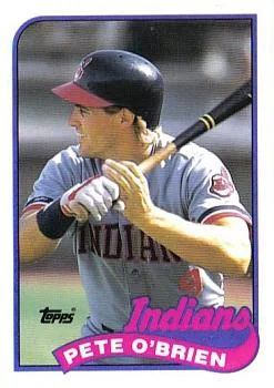 1989 Topps Traded Pete O'Brien #88T card image