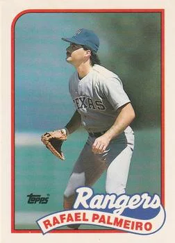 1989 Topps Traded Rafael Palmeiro #93T card image