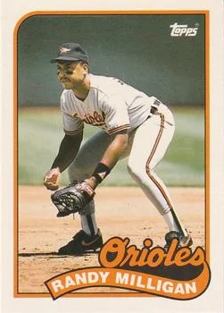 1989 Topps Traded Randy Milligan #81T card image