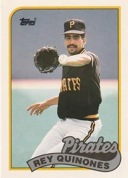 1989 Topps Traded Rey Quinones #98T card image