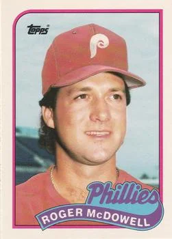 1989 Topps Traded Roger McDowell #79T card image