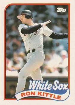 1989 Topps Traded Ron Kittle #62T card image