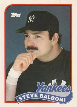 1989 Topps Traded Steve Balboni #6T card image